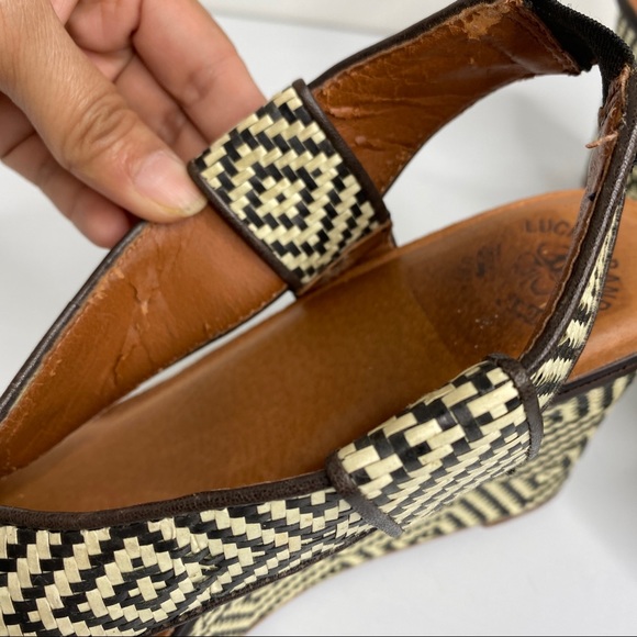 Lucky Brand KoKo Platform Wedge Sandals Heels - Picture 15 of 16
